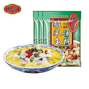 桥头 酸菜鱼调料麻辣 150g  salted vegetable  hot  & spicy boiled fish filet paste 150g 