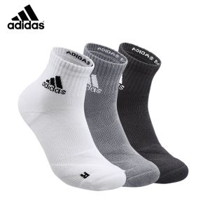 Adidas men's socks women's socks new leisure sports socks running short tube three pairs socks fashion GC7303