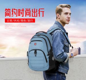 Original Suissewin Backpack 15.6 SN9900 Bags light blue