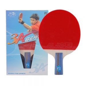 Double Fish Professional Wood Blade Table Tennis Racquet (Penhold)- 3A