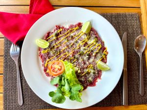 Classic beef carpaccio 