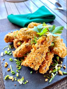 Eggplant crumbed