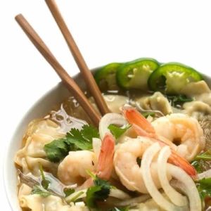 Rice Noodles With Seafood
