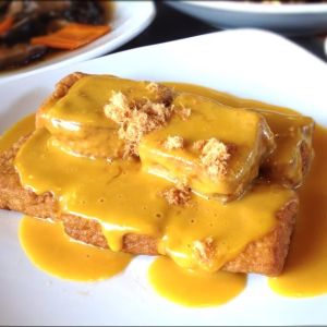 Pumpkin beancurd