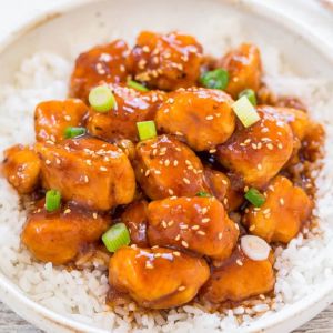 sweet and sour diced chicken