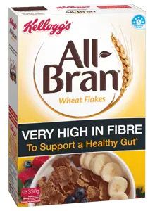 kellogg's All Bran very high in fibre wheat flakes 350g