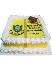 Parabens Graduation cake 8 inches