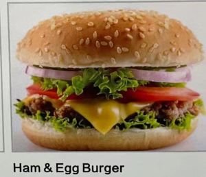 ham & egg burger 火腿汉堡 A07