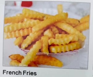 French fries 薯条	