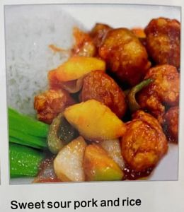 Sweet Sour Pork and Rice 咕噜肉饭