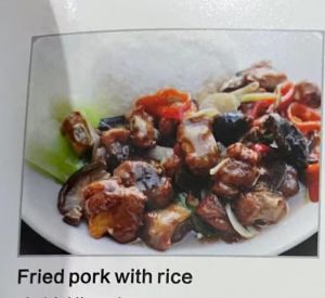 Fried Pork with Rice 生炒排骨饭