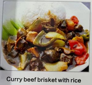 Curry  Beef Brisket With Rice 咖喱牛腩饭