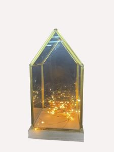 Romantic yellow table lamp