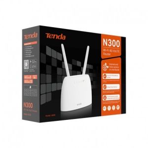 Tenda N300 wifi 4G router ( sim card and  cable )