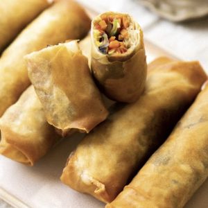 vegetarian spring roll 菜春卷