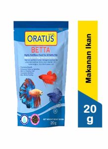 ORATUS BETTA Fish Food Makanan Ikan 20 g