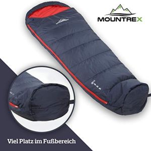 schlafsack mit trasporteutel sleeping bag 225X80X55cm red