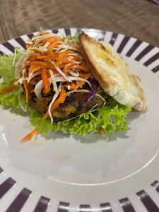 SPA Lentil Patties Burger