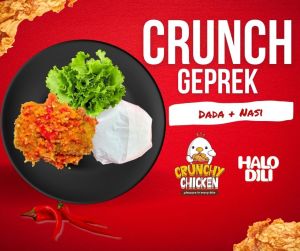 Dada + Nasi (Crunch Geprek)